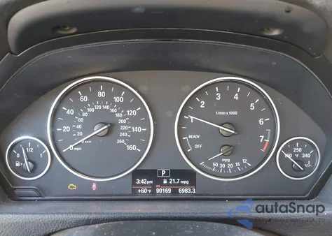 2015 BMW 320I from USA, damaged, VIN WBA3B1G53FNT02924